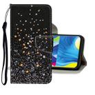 For Samsung Galaxy A21s Colored Drawing Pattern Horizontal Flip Leather Case with Holder & Card Slots & Wallet(Starry Sky) - 1