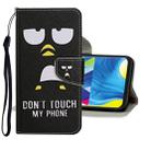 For Samsung Galaxy A21s Colored Drawing Pattern Horizontal Flip Leather Case with Holder & Card Slots & Wallet(Cartoon Words) - 1