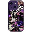 For iPhone 15 Plus Liquid Angel Eyes Bumbershoot TPU Phone Case(Purple) - 1