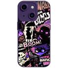 For iPhone 15 Liquid Angel Eyes Bumbershoot TPU Phone Case(Purple) - 1