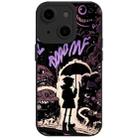 For iPhone 13 Liquid Angel Eyes Bumbershoot TPU Phone Case(Black Boy) - 1