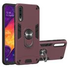 For Samsung Galaxy A50 & A30s & A50s 2 in 1 Armour Series PC + TPU Protective Case with Ring Holder(Wine Red) - 1