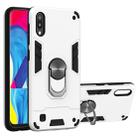 For Samsung Galaxy M10 / A10 2 in 1 Armour Series PC + TPU Protective Case with Ring Holder(Silver) - 1