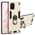 For Samsung Galaxy Note 10 Lite / A81 2 in 1 Armour Series PC + TPU Protective Case with Ring Holder(Gold) - 1