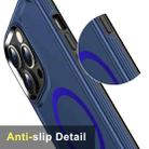 For iPhone 15 Pro Shield Armor MagSafe TPU Hybrid PC Phone Case(Blue) - 3