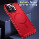 For iPhone 15 Plus Shield Armor MagSafe TPU Hybrid PC Phone Case(Red) - 2