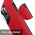 For iPhone 15 Plus Shield Armor MagSafe TPU Hybrid PC Phone Case(Red) - 3