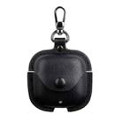 For Huawei FreeBuds SE 2 Leather TWS Earphone Protective Case with Hook(Black) - 1