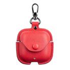 For Huawei FreeBuds SE 2 Leather TWS Earphone Protective Case with Hook(Red) - 1