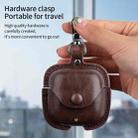 For Huawei FreeBuds SE 2 Leather TWS Earphone Protective Case with Hook(Dark Brown) - 5