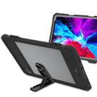 For iPad Pro 11 inch (2020) RedPepper Shockproof Waterproof PC + TPU Protective Tablet Case with Lanyard & Pen Tray & Holder(Black) - 6
