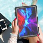 For iPad Pro 11 inch (2020) RedPepper Shockproof Waterproof PC + TPU Protective Tablet Case with Lanyard & Pen Tray & Holder(Black) - 10
