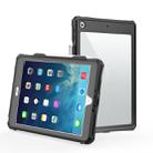 For iPad 10.2 RedPepper Shockproof Waterproof PC + TPU Protective Case with Lanyard & Pen Tray & Holder(Black) - 1