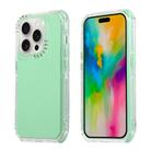 For iPhone 16 Pro Max Dreamland 3 in 1 Solid Color Transparent Frame PC + TPU Phone Case(Green) - 1