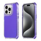 For iPhone 16 Pro Max Dreamland 3 in 1 Clear Color Transparent Frame PC + TPU Phone Case(Purple) - 1