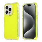 For iPhone 16 Pro Max Dreamland 3 in 1 Clear Color Transparent Frame PC + TPU Phone Case(Fluorescent Green) - 1