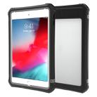 For iPad mini (2019) RedPepper Shockproof Waterproof PC + TPU Protective Case with Lanyard & Holder(Black) - 1