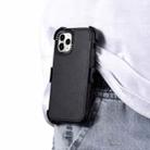 For iPhone 6 Plus / 7 Plus / 8 Plus 3 in 1 PC + TPU Sliding Sleeve Phone Case(Black) - 8