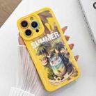 For iPhone 15 Pro Max Liquid Angel Eyes Dopamine TPU Phone Case(Mojito) - 1