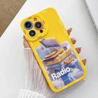 For iPhone 15 Pro Liquid Angel Eyes Dopamine TPU Phone Case(CD Player) - 1