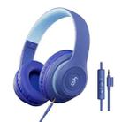 T&G EP21 Wired Noise Reduction Stereo Headphones(Blue) - 1