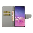 For Samsung Galaxy S10+ Colored Drawing Pattern Horizontal Flip Leather Case with Holder & Card Slots & Wallet & Lanyard(Penguin) - 7