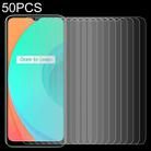 For OPPO Realme C11 50 PCS 0.26mm 9H 2.5D Tempered Glass Film - 1