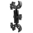 Motorcycle Dual-heads Crabs Clamps Handlebar Fixed Mount, Length:22cm - 1