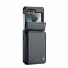 For Samsung Galaxy Z Flip6 5G CaseMe C22 PC+TPU Business Style RFID Anti-theft Leather Phone Case(Black) - 2