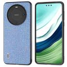 For Huawei Mate 60 Pro ABEEL Black Edge Diamond Phone Case(Sapphire Blue) - 1