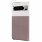 For Google Pixel 8 Pro Cute Pet Series Color Block Buckle Leather Phone Case(Pale Mauve) - 3