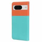 For Google Pixel 8 Cute Pet Series Color Block Buckle Leather Phone Case(Sky Blue) - 3