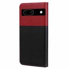 For Google Pixel 7a Cute Pet Series Color Block Buckle Leather Phone Case(Black) - 3