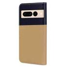 For Google Pixel 7 Pro Cute Pet Series Color Block Buckle Leather Phone Case(Khaki) - 3