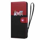For Google Pixel 6a Cute Pet Series Color Block Buckle Leather Phone Case(Black) - 2