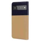 For Google Pixel 6 Pro Cute Pet Series Color Block Buckle Leather Phone Case(Khaki) - 3