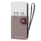 For Google Pixel 3a Cute Pet Series Color Block Buckle Leather Phone Case(Pale Mauve) - 2