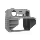 For DJI RC 2 Sunnylife Remote Control Shockproof Anti-scratch Silicone Case with Hood(Grey) - 1