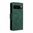 For Google Pixel 9 Pro Rivet Buckle 9 Cards Three Fold Leather Phone Case(Green) - 3