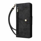 For Google Pixel 10 / 10 Pro Rivet Buckle 9 Cards Three Fold Leather Phone Case(Black) - 2