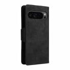 For Google Pixel 10 Pro XL / 9 Pro XL Rivet Buckle 9 Cards Three Fold Leather Phone Case(Black) - 3