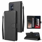 For Infinix Hot 20 5G 3 Card Slots Multifunctional Leather Phone Case(Black) - 1