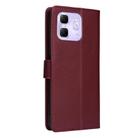 For Infinix Hot 50i 4G / Smart 9 4G 3 Card Slots Multifunctional Leather Phone Case(Wine Red) - 3