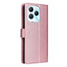 For Infinix Hot 40 / 40 Pro 3-Card Slots Multifunctional Leather Phone Case(Rose Gold) - 3