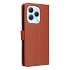 For Infinix Hot 40 / 40 Pro 3-Card Slots Multifunctional Leather Phone Case(Brown) - 3