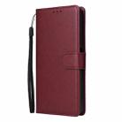 For Infinix Hot 40 / 40 Pro 3-Card Slots Multifunctional Leather Phone Case(Wine Red) - 2
