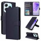 For Infinix Hot 40 / 40 Pro 3-Card Slots Multifunctional Leather Phone Case(Dark Blue) - 1