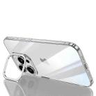 For iPhone 15 Pro Max SULADA PC + Aluminum Alloy Lens Holder Phone Case(Silver) - 1