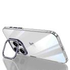 For iPhone 15 Pro SULADA PC + Aluminum Alloy Lens Holder Phone Case(Dark Purple) - 1