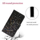 For Huawei P40 Colored Drawing Pattern Horizontal Flip Leather Case with Holder & Card Slots & Wallet(Black Star) - 5
